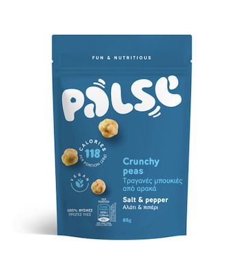 Σνακ από αρακά με αλάτι και πιπέρι, Palse (85gr)